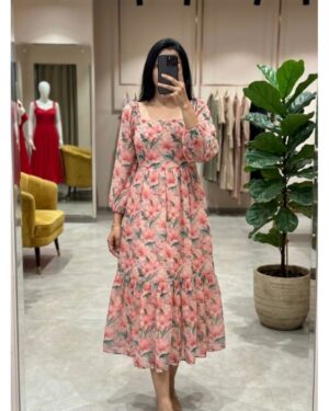 Midi Length Tea Dress